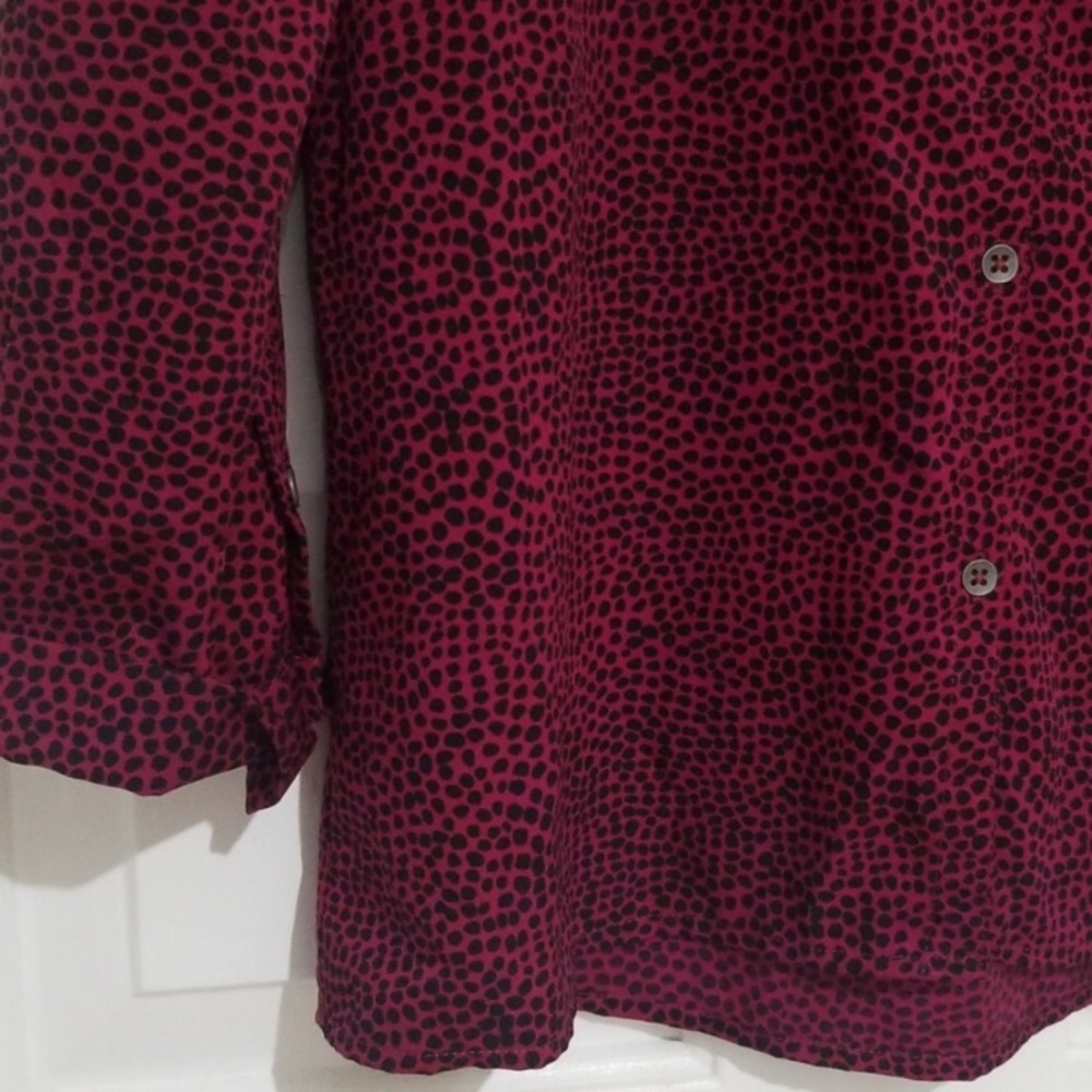 Jessica Simpson Leopard Button Up Blouse - Picture 2 of 6